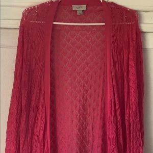 XL red Loft sweater